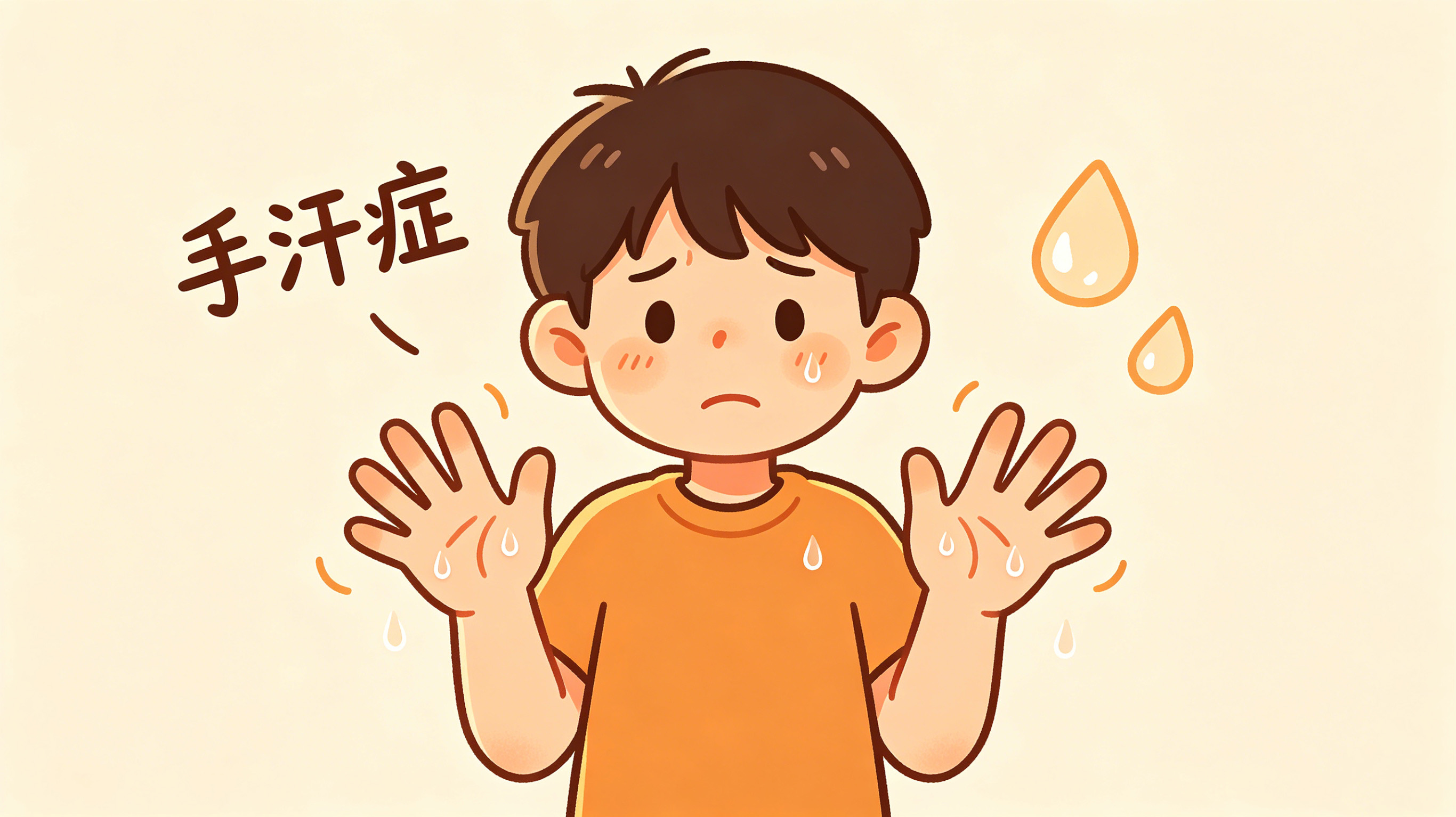 手汗症：掌心的“小瀑布”之谜